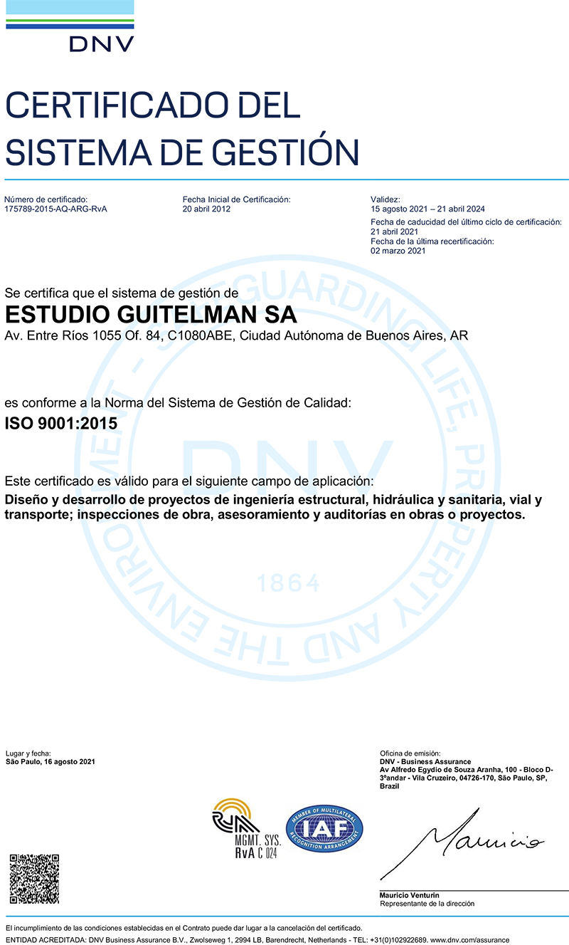 Certificación ISO 9001